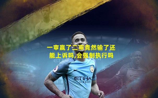 一审赢了二审竟然输了还能上诉吗,会强制执行吗