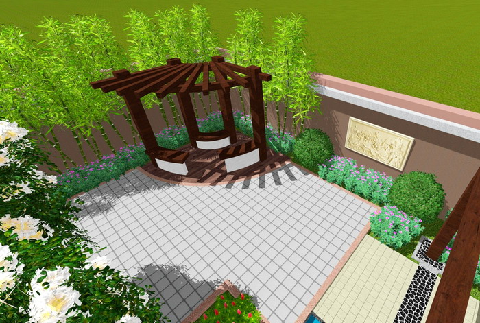 滨州中海福邸别墅庭院景观设计