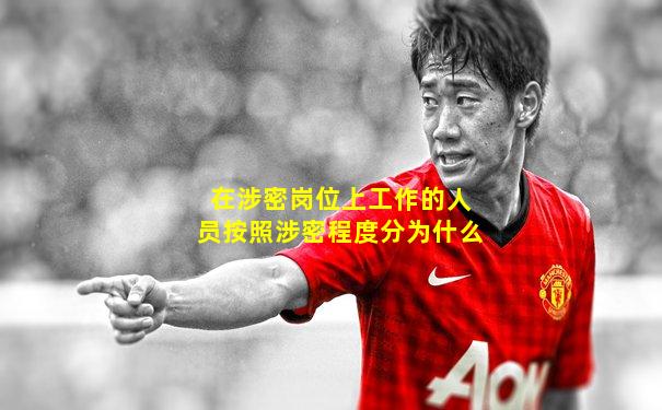在涉密岗位上工作的人员按照涉密程度分为什么